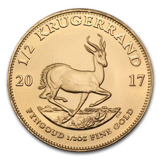 2017 South Africa 1/2 oz Gold Krugerrand 2017 South Africa 1/2 oz Gold Krugerrand
